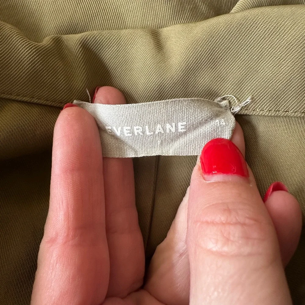 Everlane Army Green Midi Dress - Picture 8 of 8